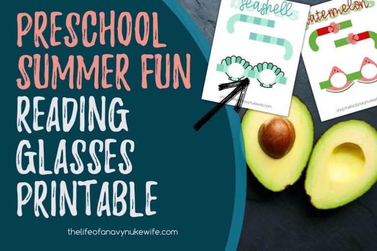 Fun and Silly Printable Reading Glasses to Encourage Kids this Summer