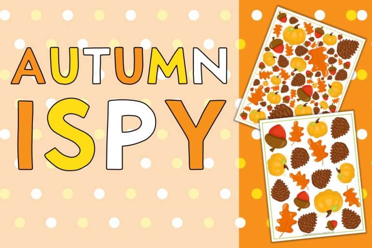 Autumn I Spy Count and Graph