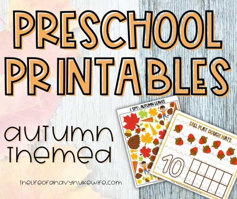 7 Fall Printables for Preschoolers to Fall in Love With This Season
