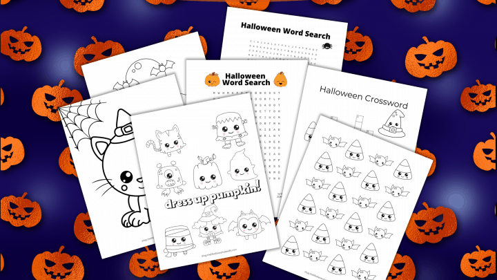 Preschool Word Games for Halloween