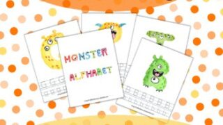 Image for 26 Printable Monster Alphabet Tracing Worksheets
