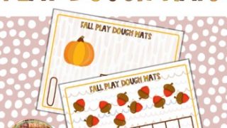 Image for Fall Counting Play Dough Mats for Preschoolers