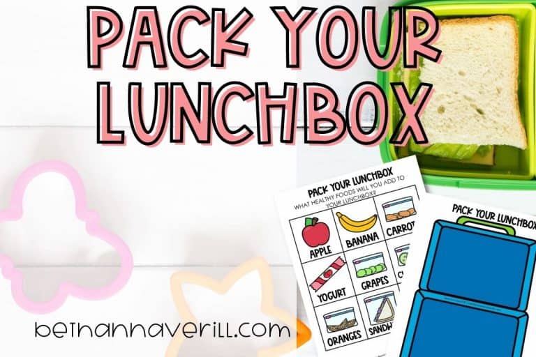 Teach Your Preschooler Healthy Decisions at Lunch Time with This Printable