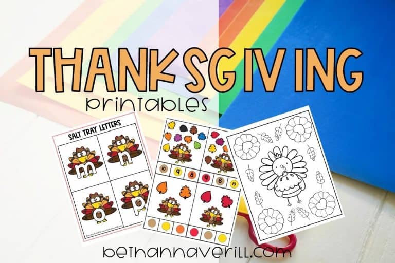 Thanksgiving Preschool Activities