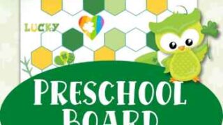 Image for St. Patrick's Day Preschool Game | Simple Counting Board Game