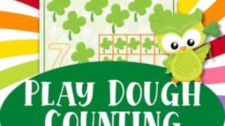 Image for Play Dough Counting Mats for St. Patrick's Day