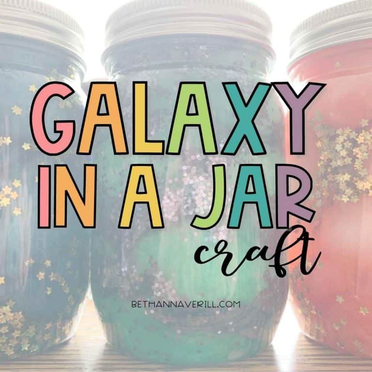 Galaxy in a Jar Craft