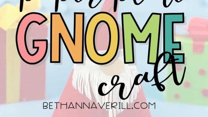 Paper Plate Gnome Craft Feature Image