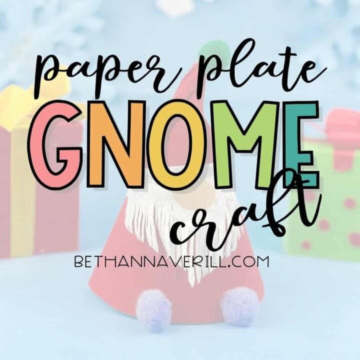Paper Plate Gnome Craft Feature Image