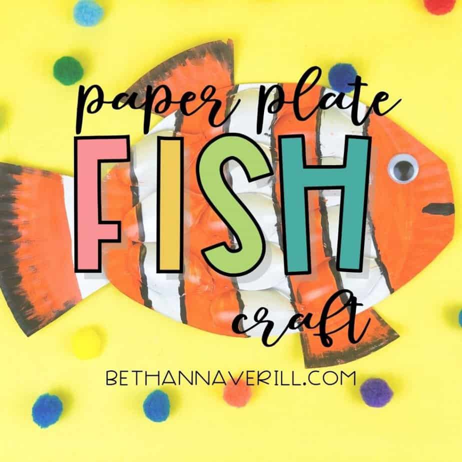 Paper Plate Fish Craft