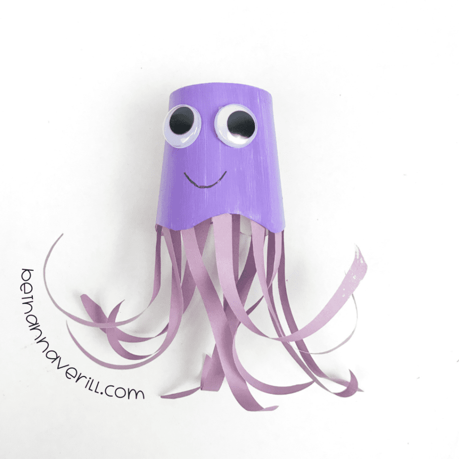 Marker smile on the octopus cup