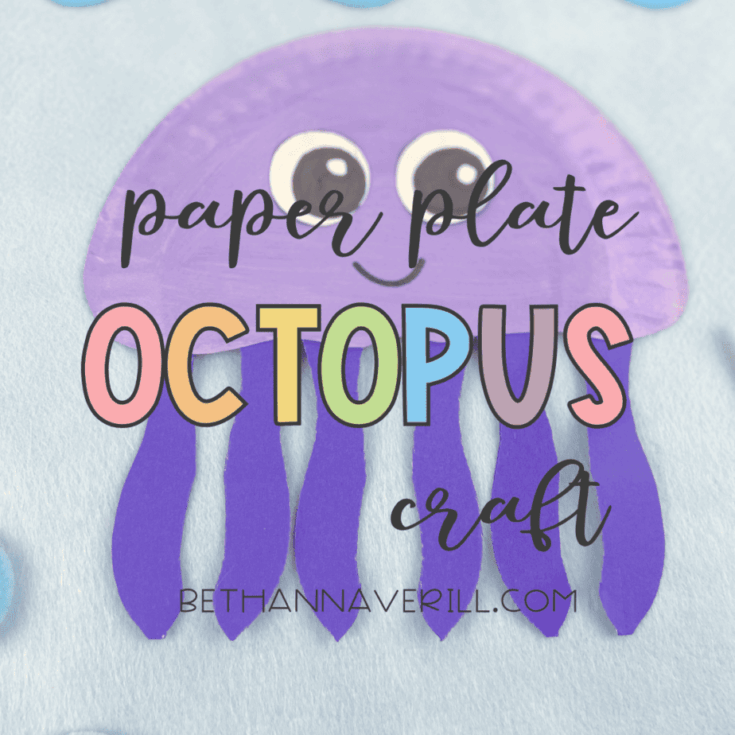 Octopus Paper Plate Craft for Preschoolers