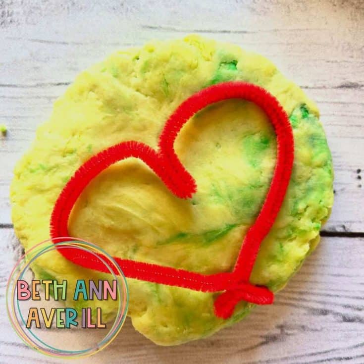 Grinch Themed Play Dough