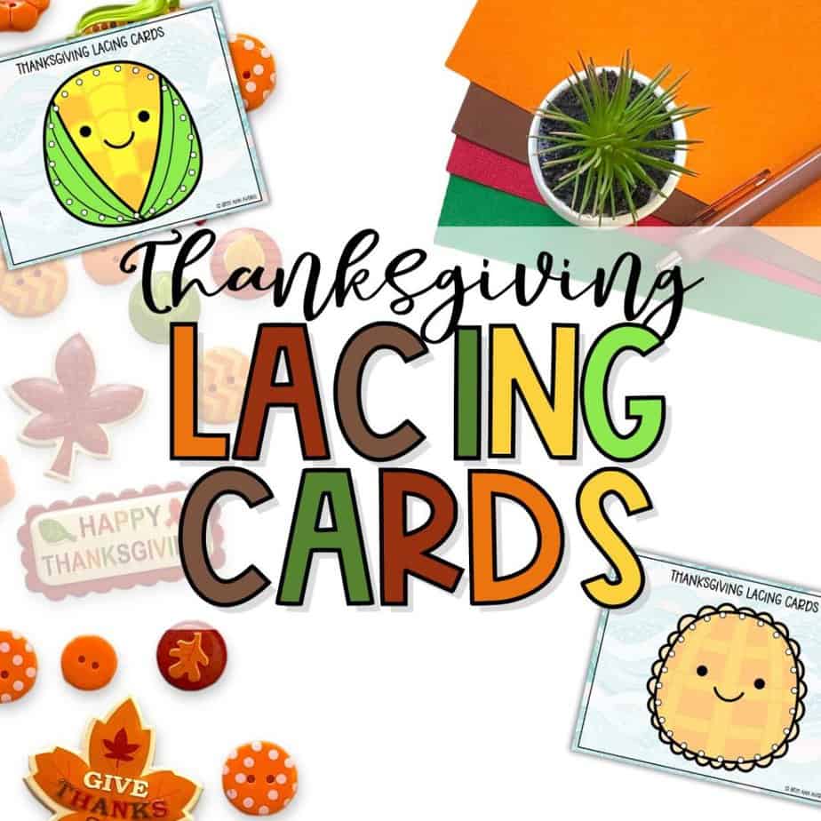 Thanksgiving Lacing Cards