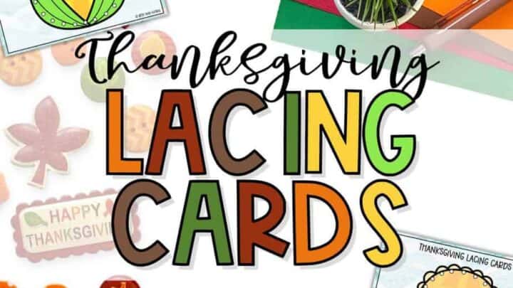 Thanksgiving Lacing Cards