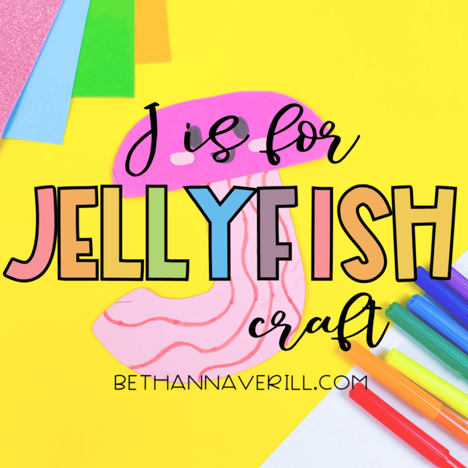 J is for Jellyfish Preschool Craft