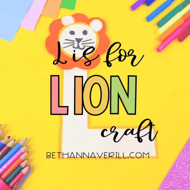 L is for Lion Preschool Craft