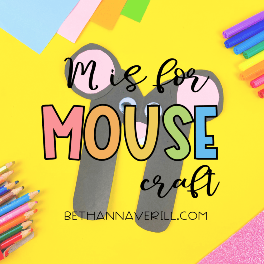 M is for Mouse Preschool Craft