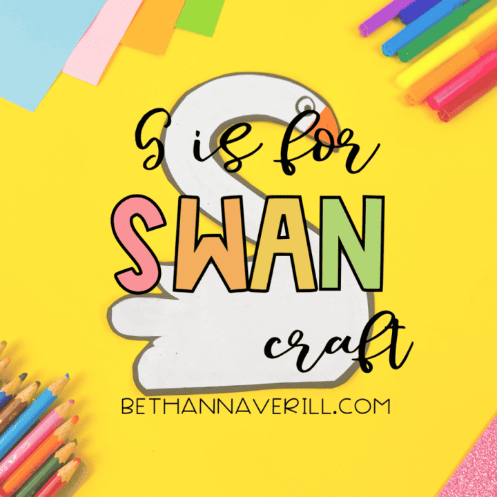 S is for Swan Preschool Craft