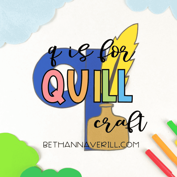 Q is for Quill Craft for Preschoolers
