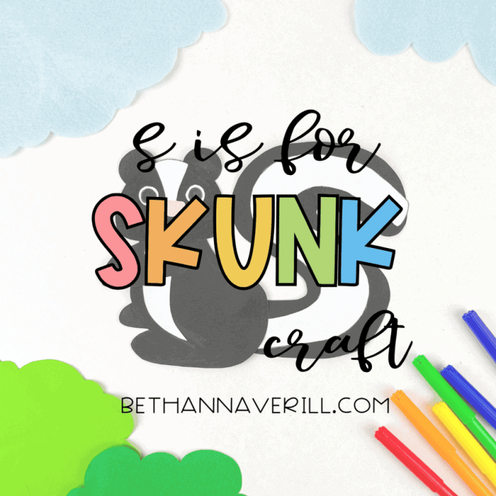 s is for skunk craft