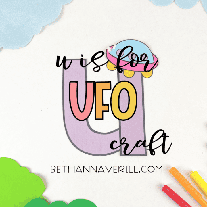 u is for ufo craft