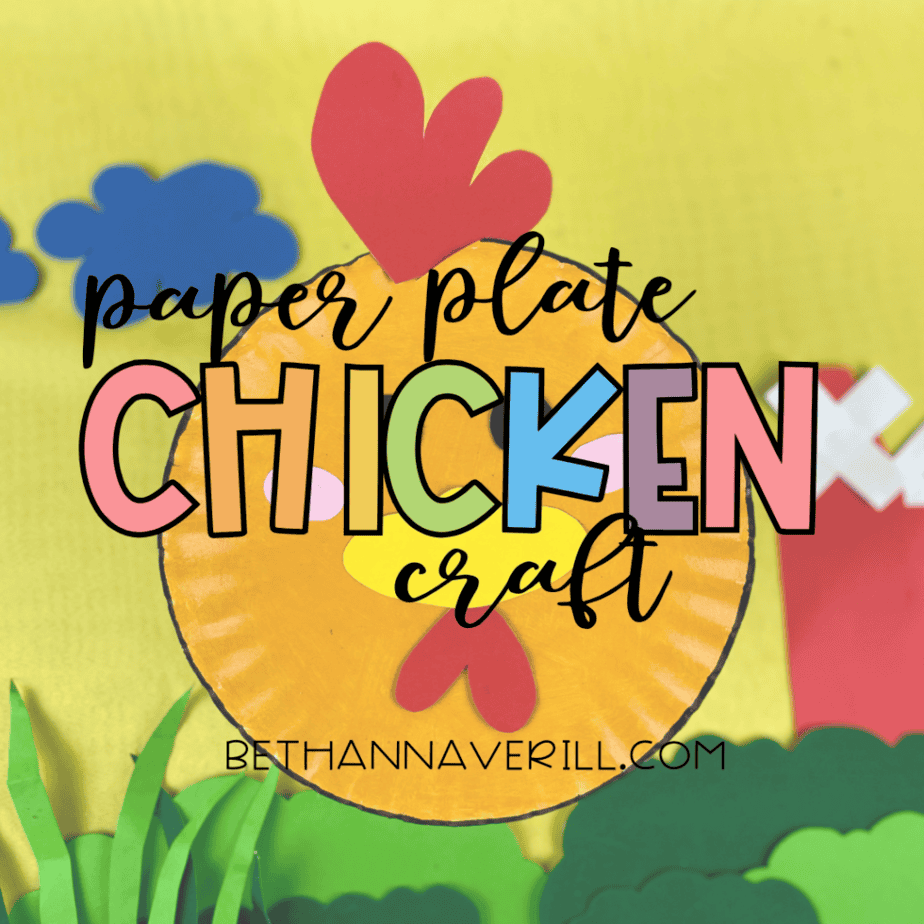 Paper Plate Chicken Craft