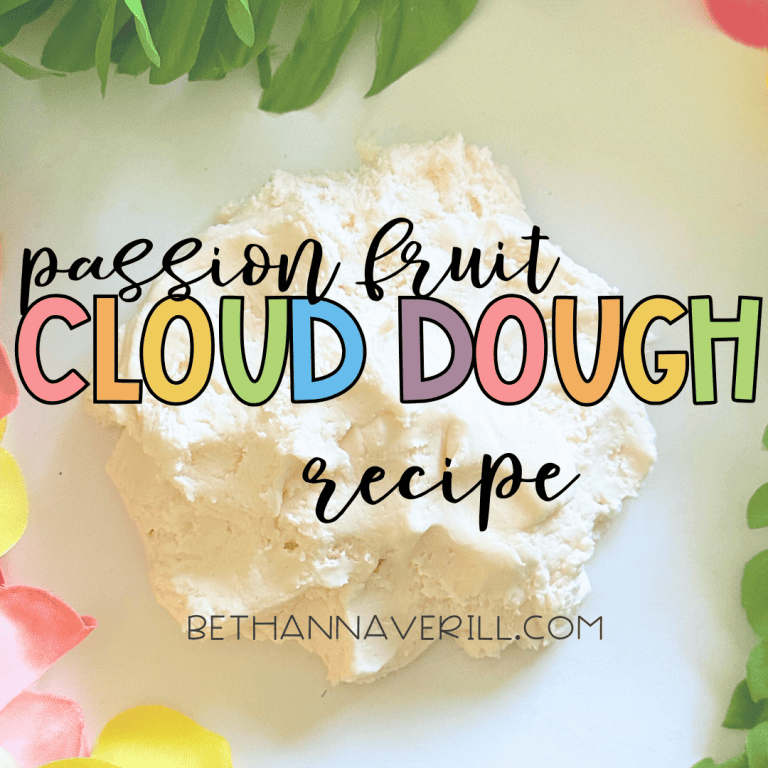 Easy Passionfruit Cloud Dough Recipe