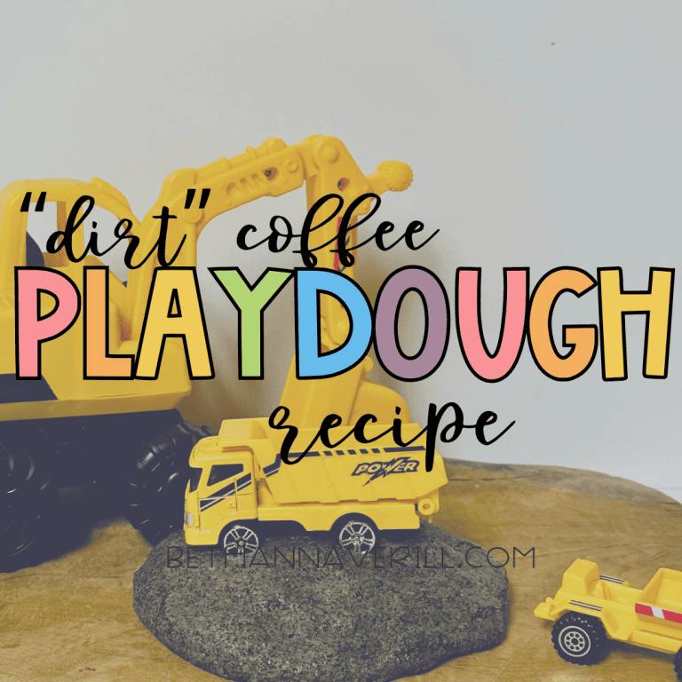 Easy Coffee Playdough Recipe