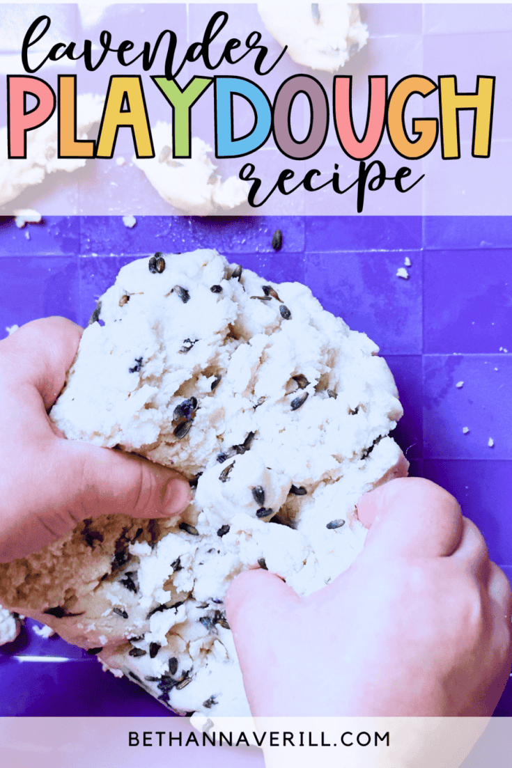 lavender play dough recipe