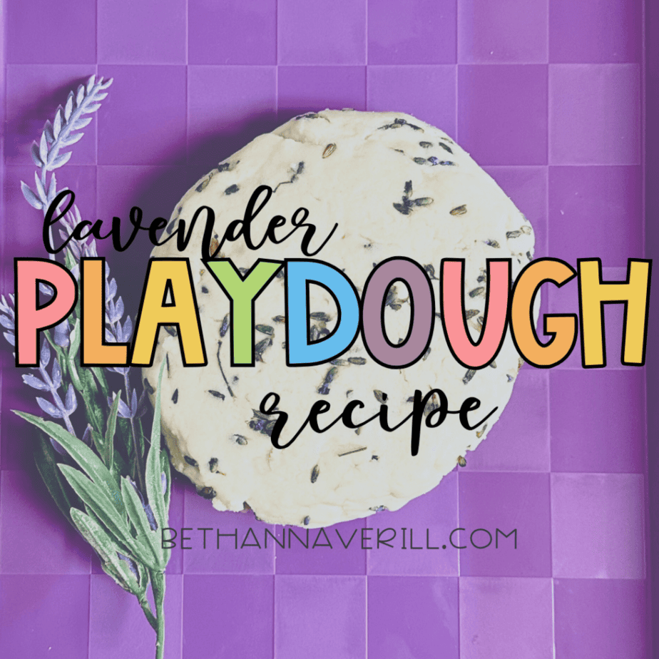 lavender playdough recipe