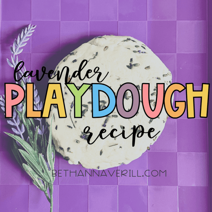 lavender playdough recipe