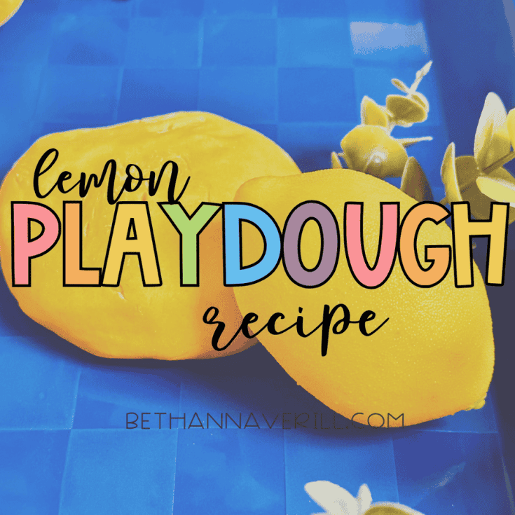 Lemon Play Dough Recipe