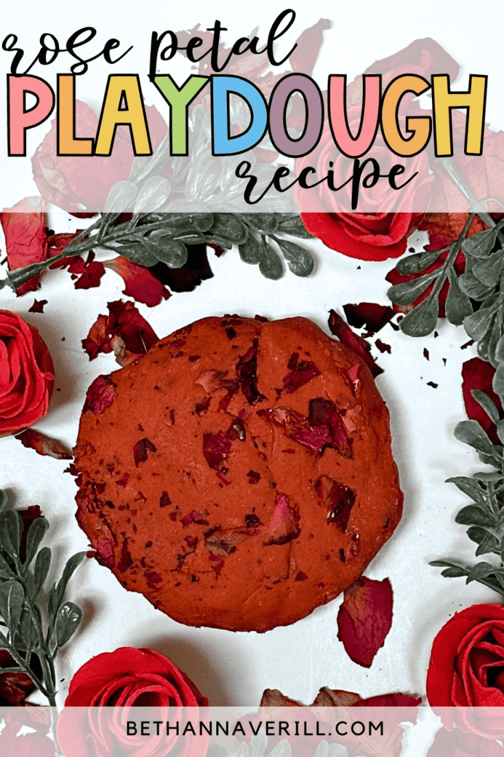 Rose Petal Play Dough Recipe
