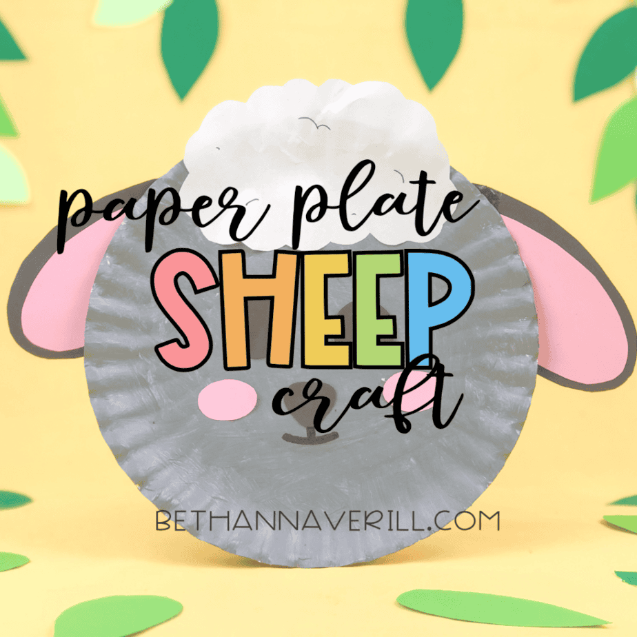 Sheep Paper Plate Craft