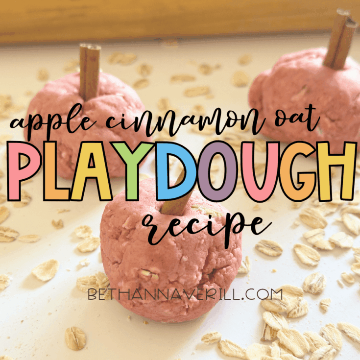 Cinnamon Applesauce Playdough Recipe