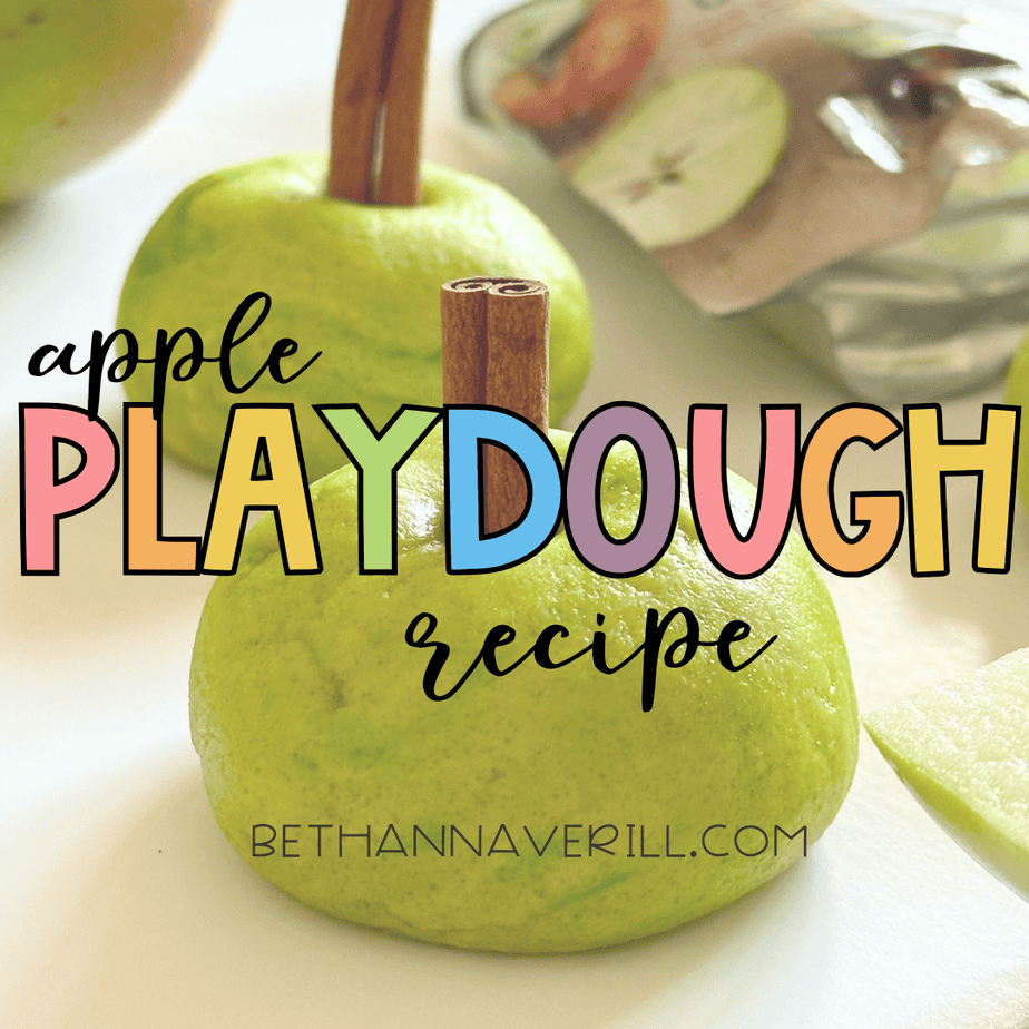 Easy Apple Playdough Recipe