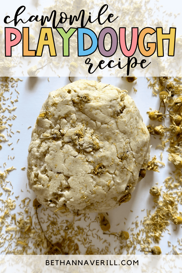 Chamomile Flower Playdough Recipe