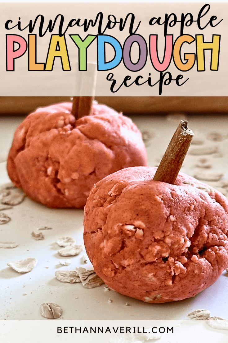 cinnamon applesauce playdough recipe