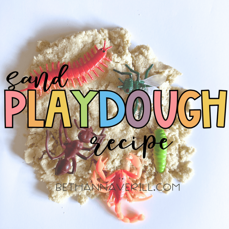 DIY Sand Playdough Recipe