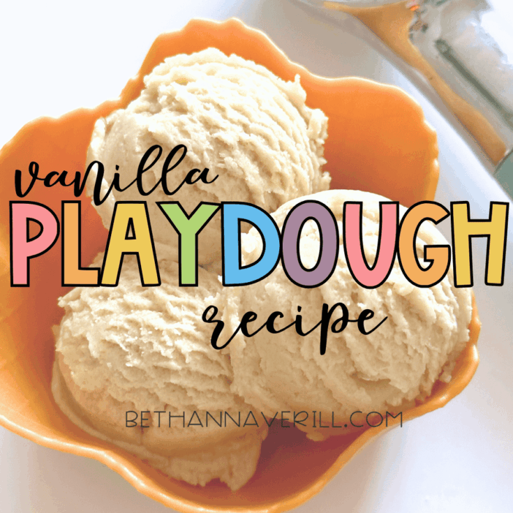 DIY Vanilla Playdough Recipe