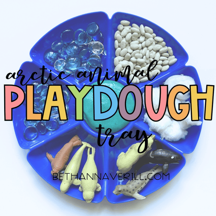 arctic playdough trays