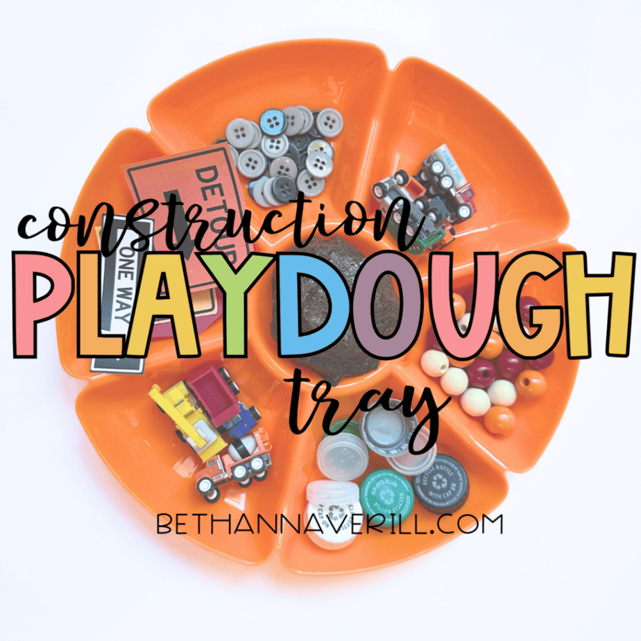 construction playdough kit