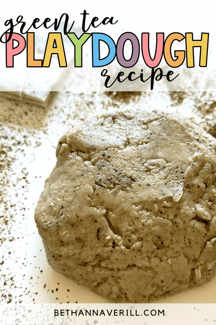 DIY Green Tea Playdough
