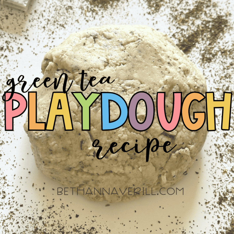 Green Tea Playdough Recipe