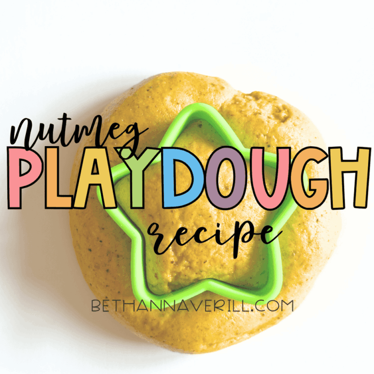 Nutmeg Playdough Recipe