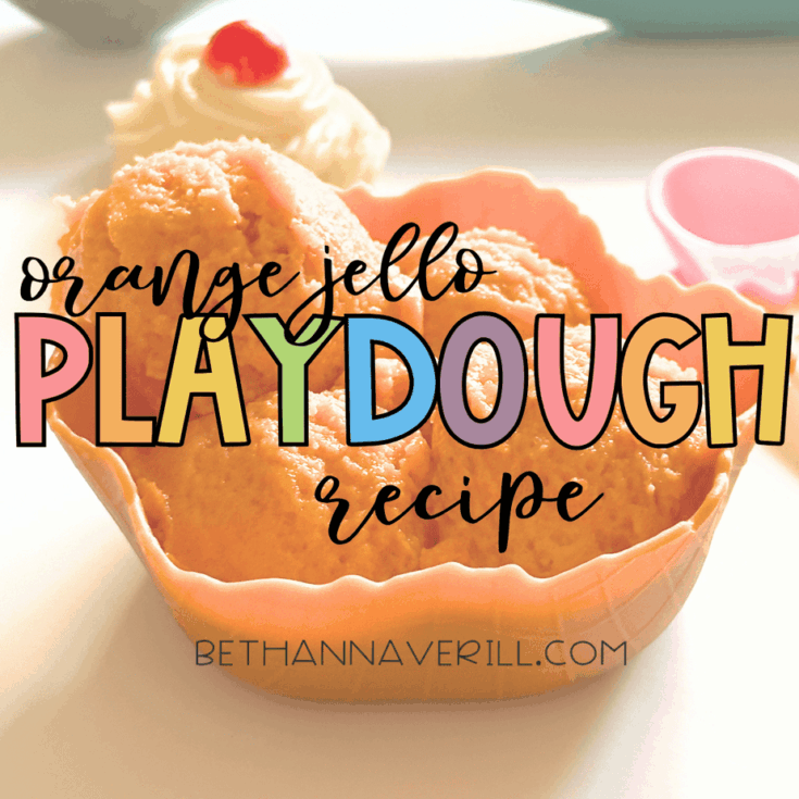 make orange playdough