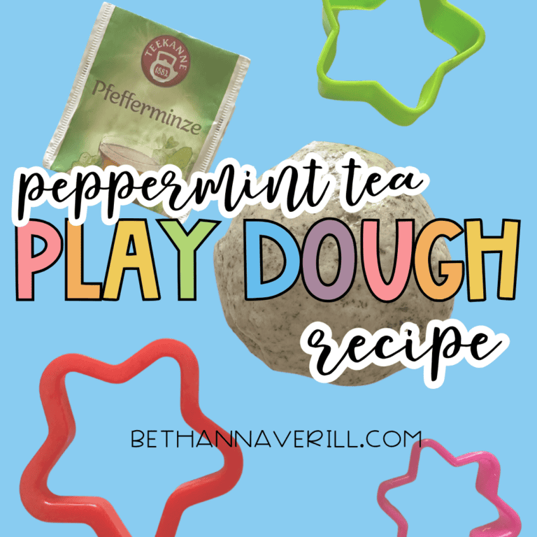 Easy Peppermint Playdough Recipe