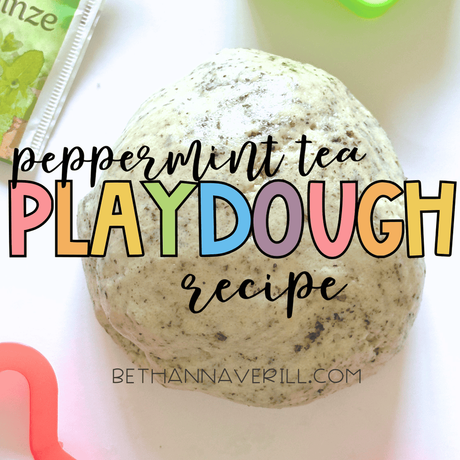 peppermint playdough recipe