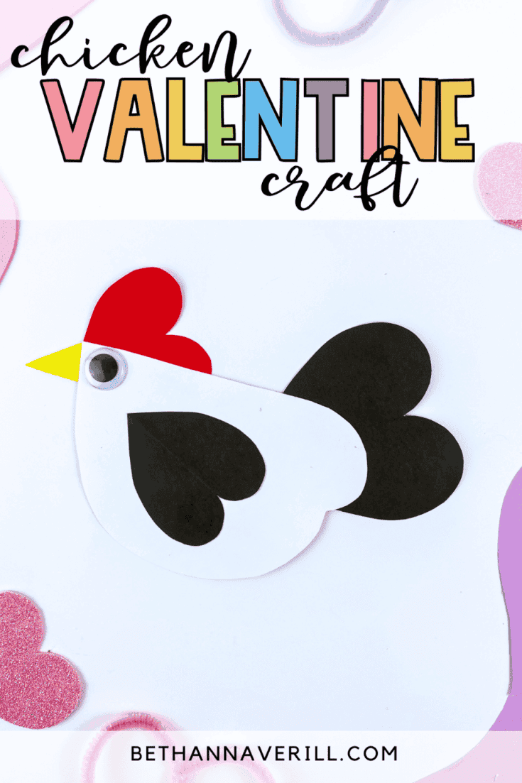 valentine's day chicken craft